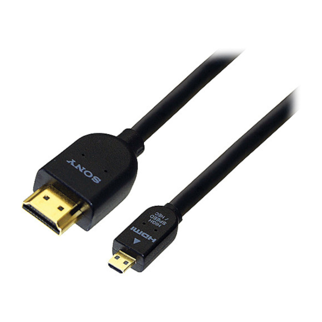 Sony DLC-HEU15 HDMI to Micro 1.4 Cable with Ethernet (5ft)