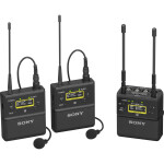 Sony UWP-D27 2-Person Camera-Mount Wireless Omni Lavalier Microphone System 0