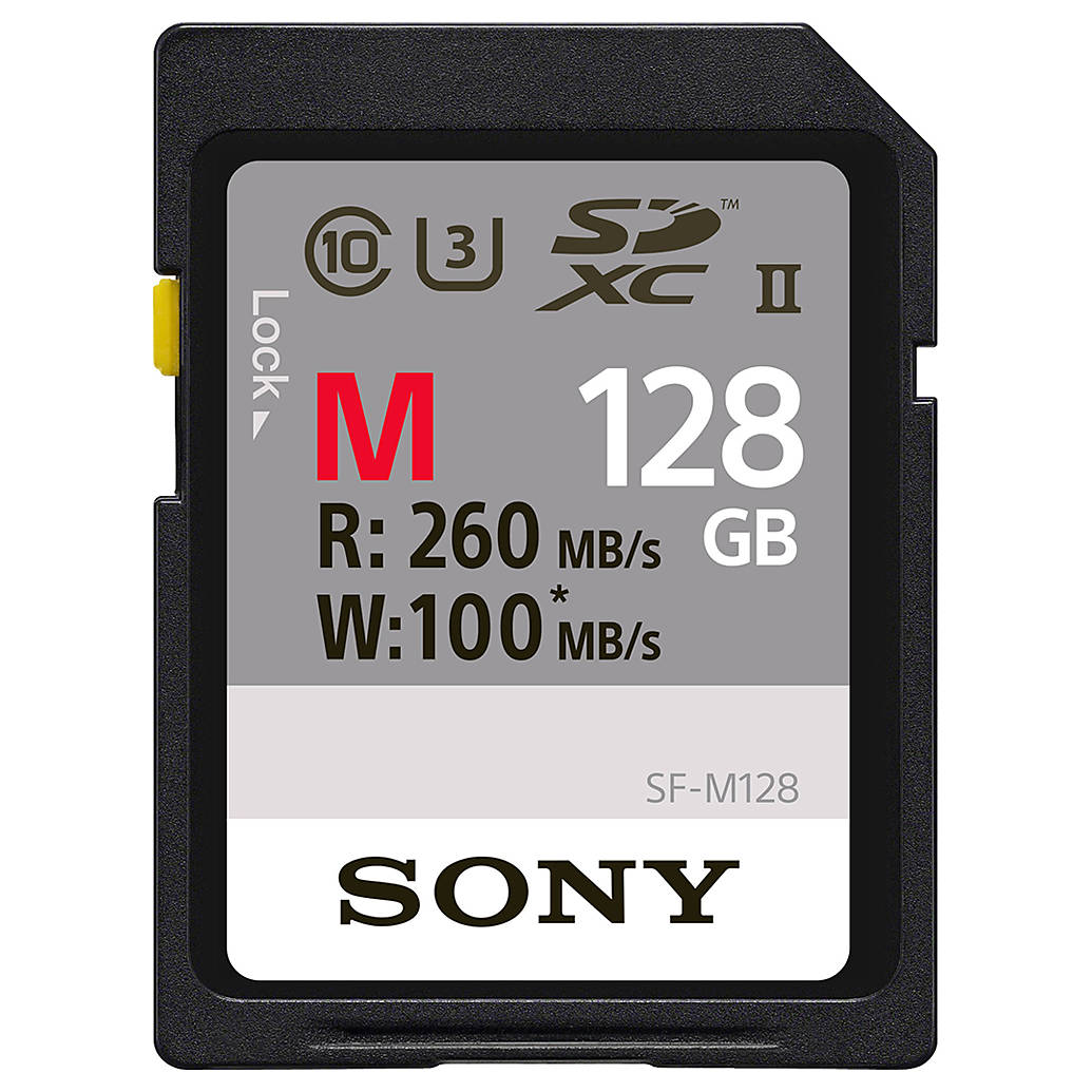 Sony 128GB SF-M/T2 UHS-II SDXC Class 10 Memory Card