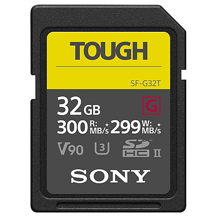 Sony 32GB SF-G Tough Series UHS-II SDHC Memory Card