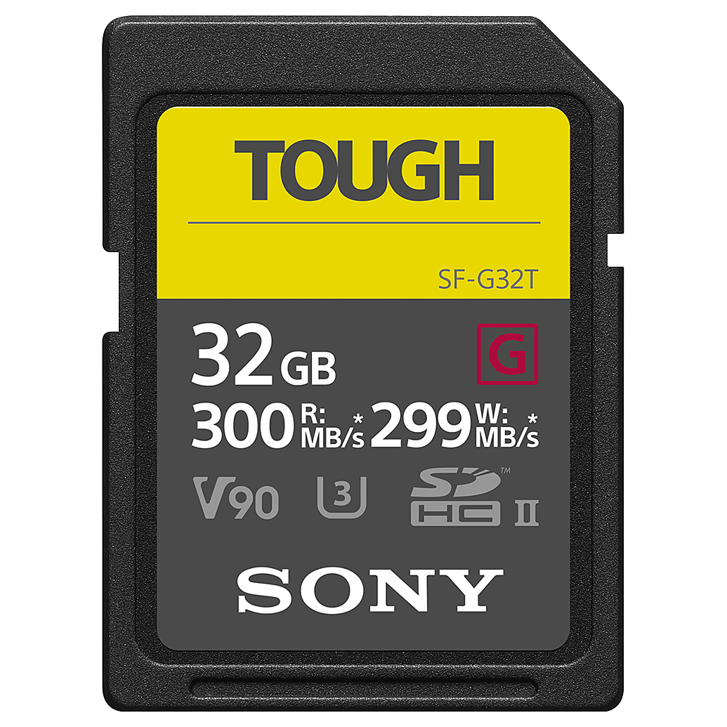 Sony 32GB SF-G Tough Series UHS-II SDHC Memory Card