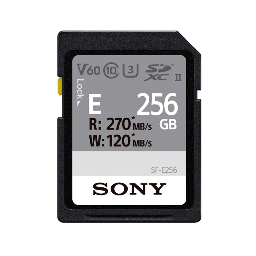 Sony 256GB SF-E Series UHS-II SDXC Class 10 Memory Card