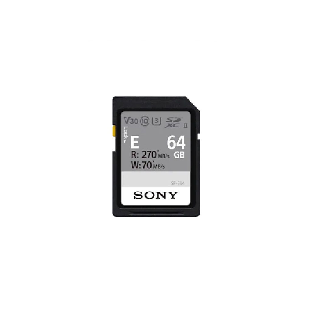 Sony 64GB SF-E Series UHS-II SDXC Class 10 Memory Card