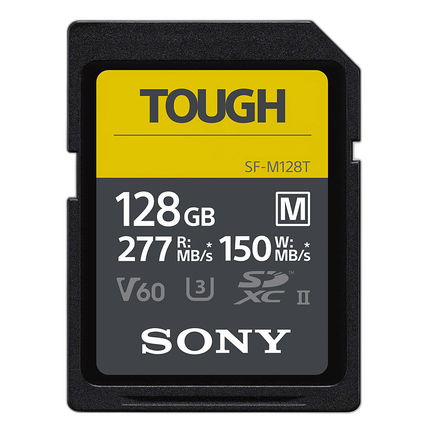 Sony 128GB SF-M Tough Series UHS-II SDXC Class 10 Memory Card