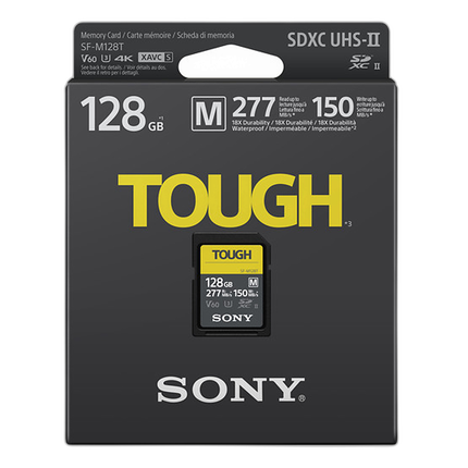 Sony 128GB SF-M Tough Series UHS-II SDXC Class 10 Memory Card