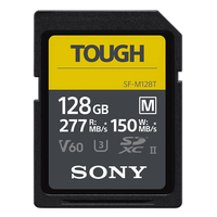 Sony 128GB SF-M Tough Series UHS-II SDXC Class 10 Memory Card
