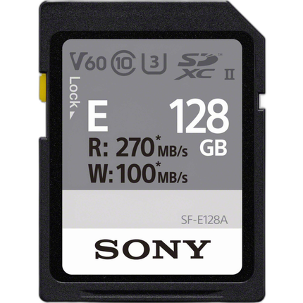 Sony 128GB SF-E Series UHS-II SDXC Memory Card