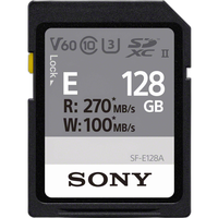 Sony 128GB SF-E Series UHS-II SDXC Memory Card 0