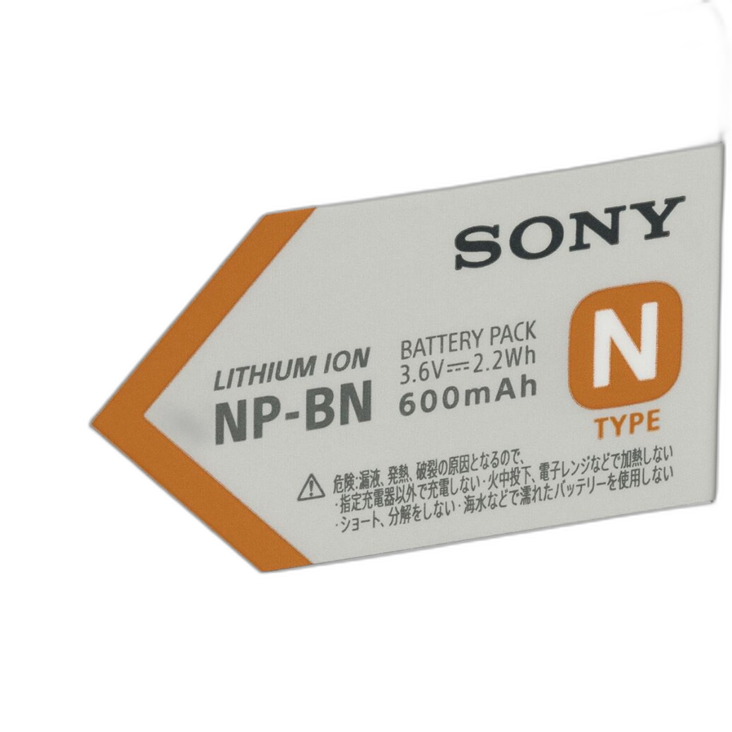Sony NP-BN N-Series Rechargeable Battery Pack for Select Cameras (3.6V, 600m