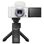 Sony ZV-1 Digital Camera with Vlogger Accessory Kit (White) 0