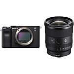 Sony Alpha a7C Mirrorless Digital Camera Body (Black) with 20mm f/1.8 G Lens 0