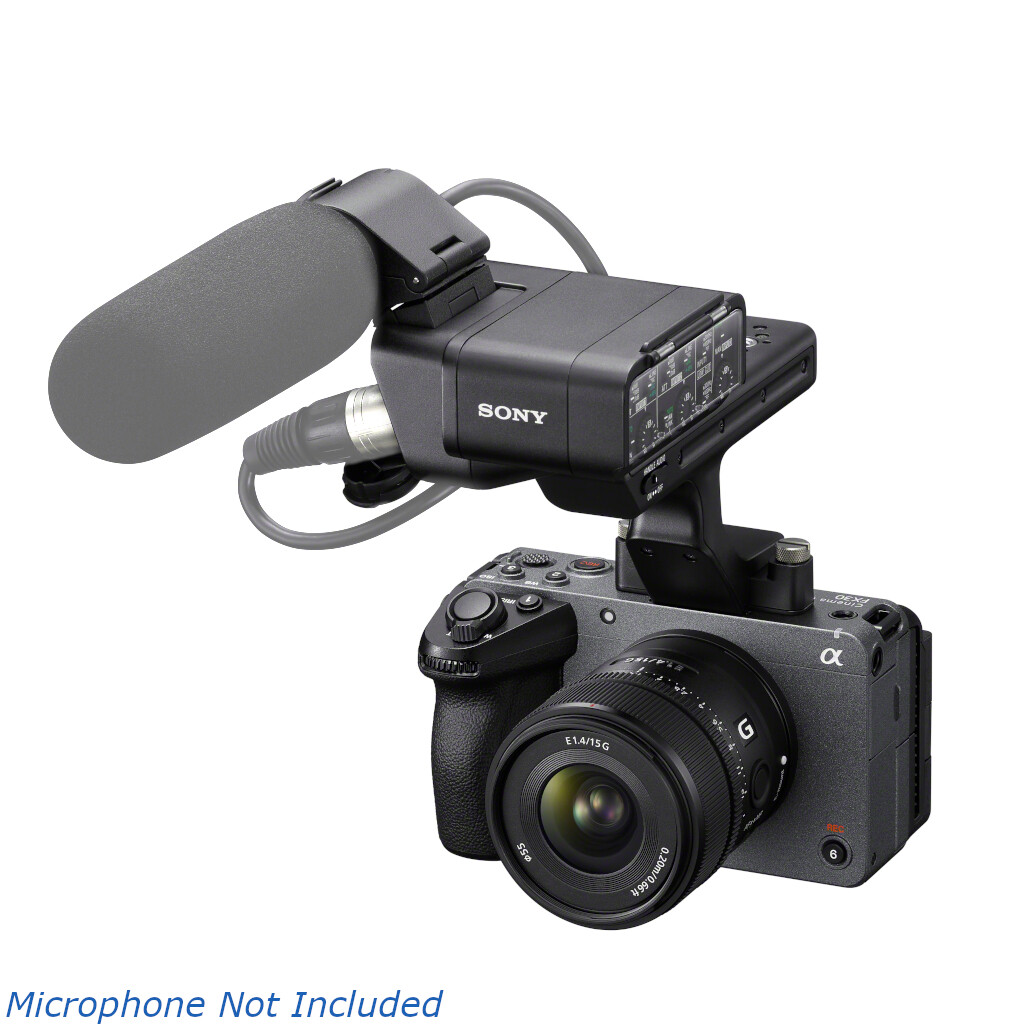 Sony FX30 Digital Cinema Camera with XLR Handle Unit and 15mm Lens Kit