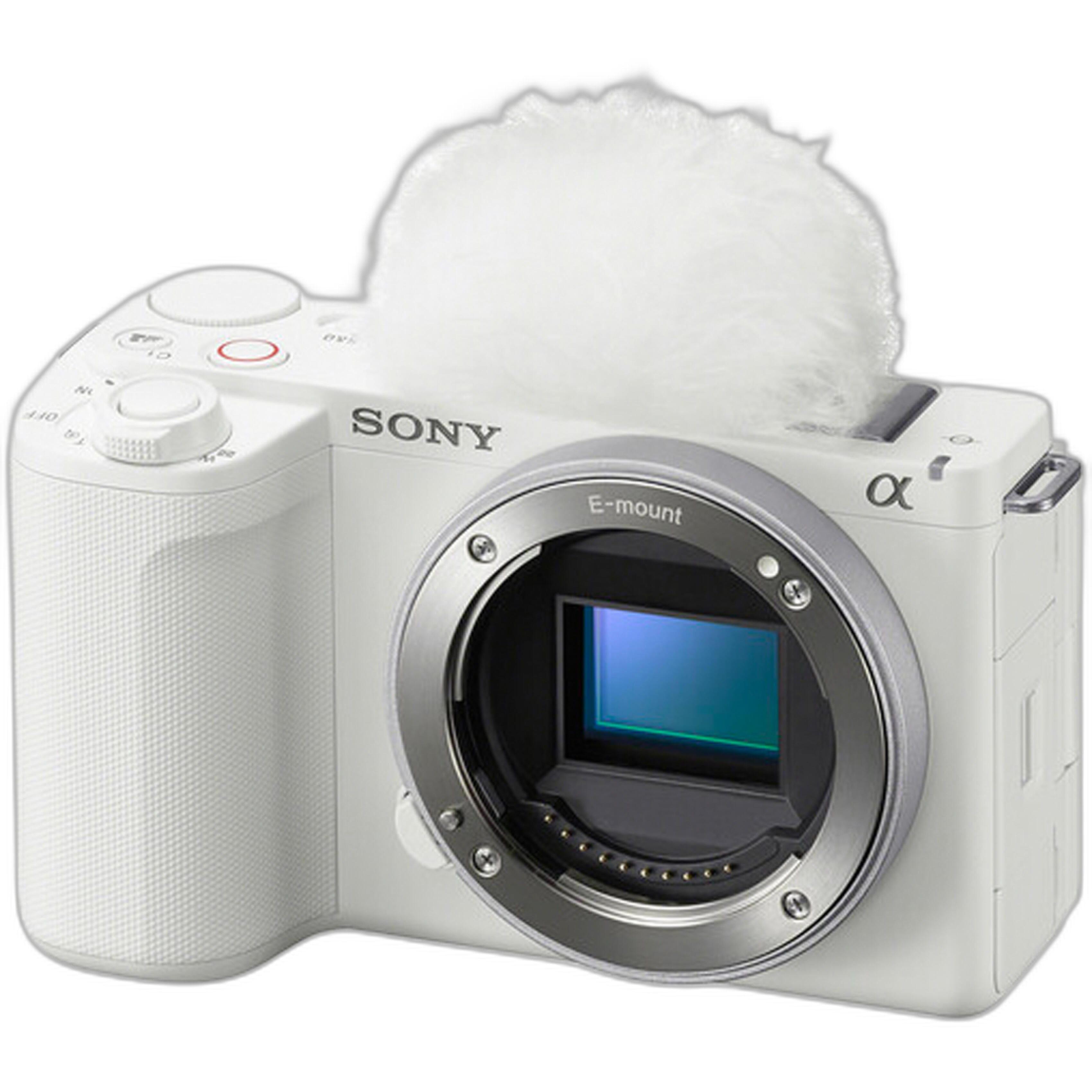 Sony ZV-E10 II Mirrorless Camera (White, Body Only)