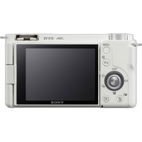 Sony ZV-E10 Mirrorless Camera with 16-50mm f/3.5-5.6 II Lens (White) 1