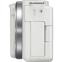 Sony ZV-E10 Mirrorless Camera with 16-50mm f/3.5-5.6 II Lens (White) 6