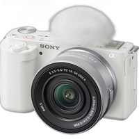 Sony ZV-E10 Mirrorless Camera with 16-50mm f/3.5-5.6 II Lens (White) 10