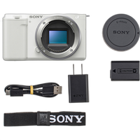 Sony ZV-E10 Mirrorless Camera with 16-50mm f/3.5-5.6 II Lens (White) 11
