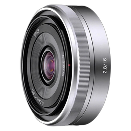 Sony E 16mm f/2.8 Lens (Silver)