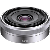 Sony E 16mm f/2.8 Lens (Silver) 1