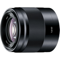 Sony E 50mm f/1.8 OSS E-Mount Prime Medium Telephoto Lens - Black 0