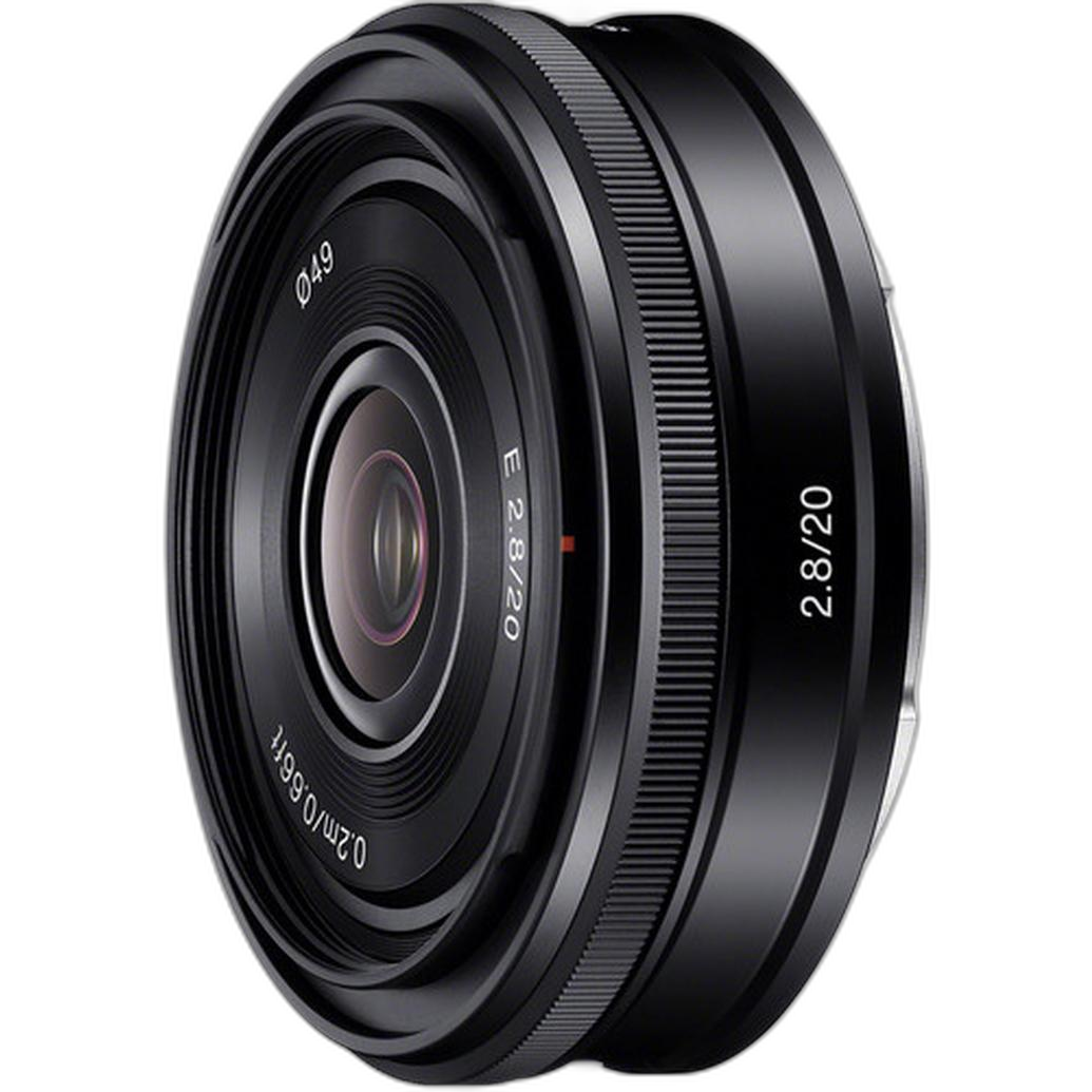 Sony E 20mm f/2.8 E-mount Prime Lens