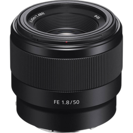 Sony FE 50mm f/1.8 Lens (Black)