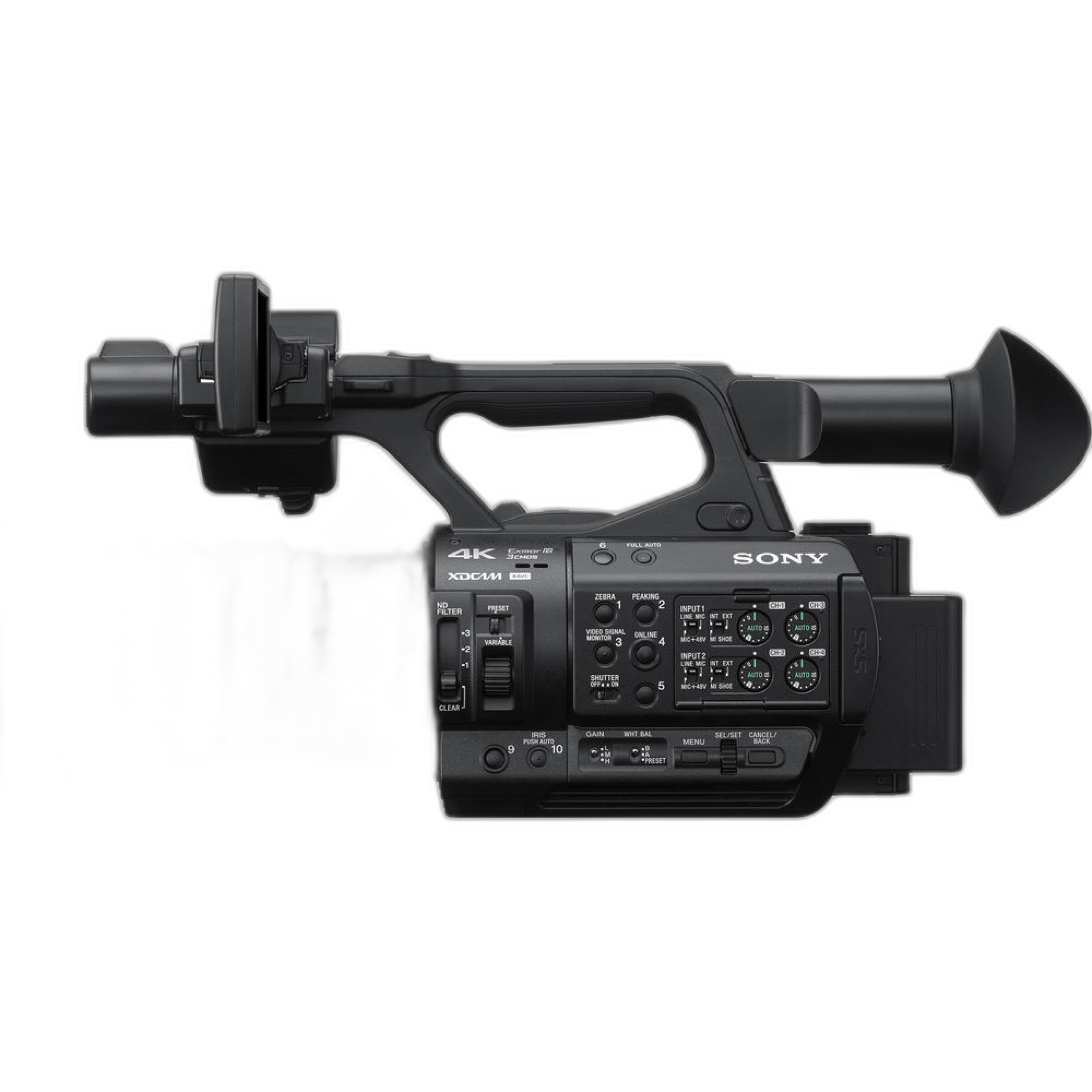 Sony PXW-Z280 4K 3-CMOS 1/2 Sensor XDCAM Camcorder