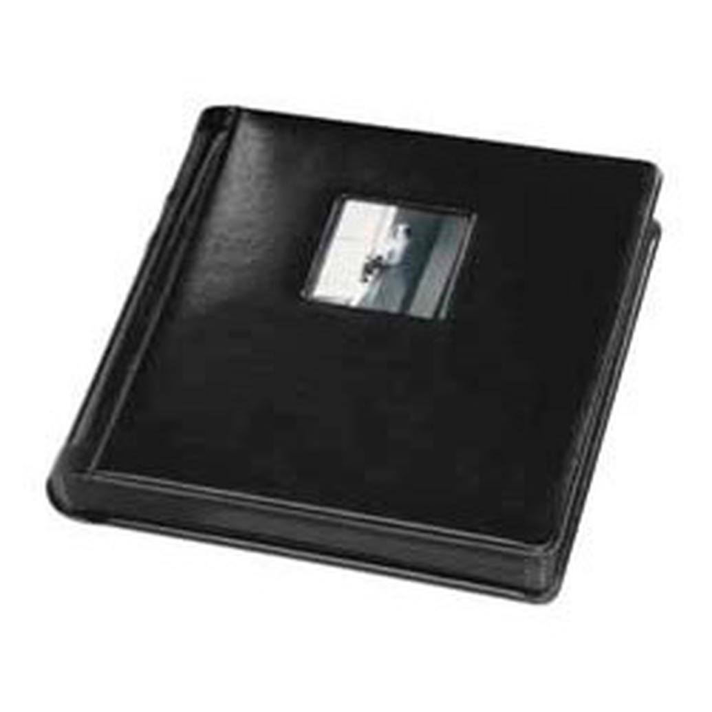 Tap 10 x 10 In. Bella Window Album Black with Black Pages (15 Pages)