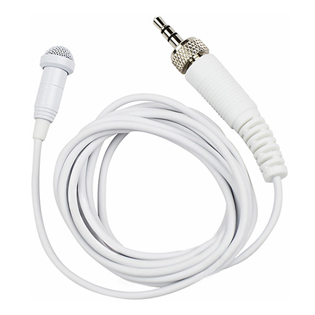 Tascam TM-10LW - Lavalier Microphone for DR-10L Digital Recorder (WHITE)