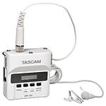 Tascam DR-10L Digital Audio Recorder with Lavalier Mic (White) 0