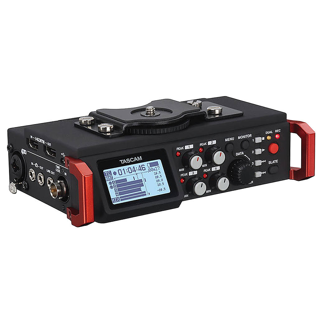 Tascam DR-701D 6-Track Field Recorder for DSLR with SMPTE Timecode