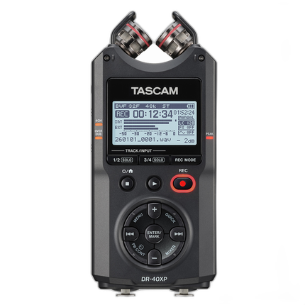 Tascam DR-40XP 4-Channel 32-Bit Float Portable Field Recorder