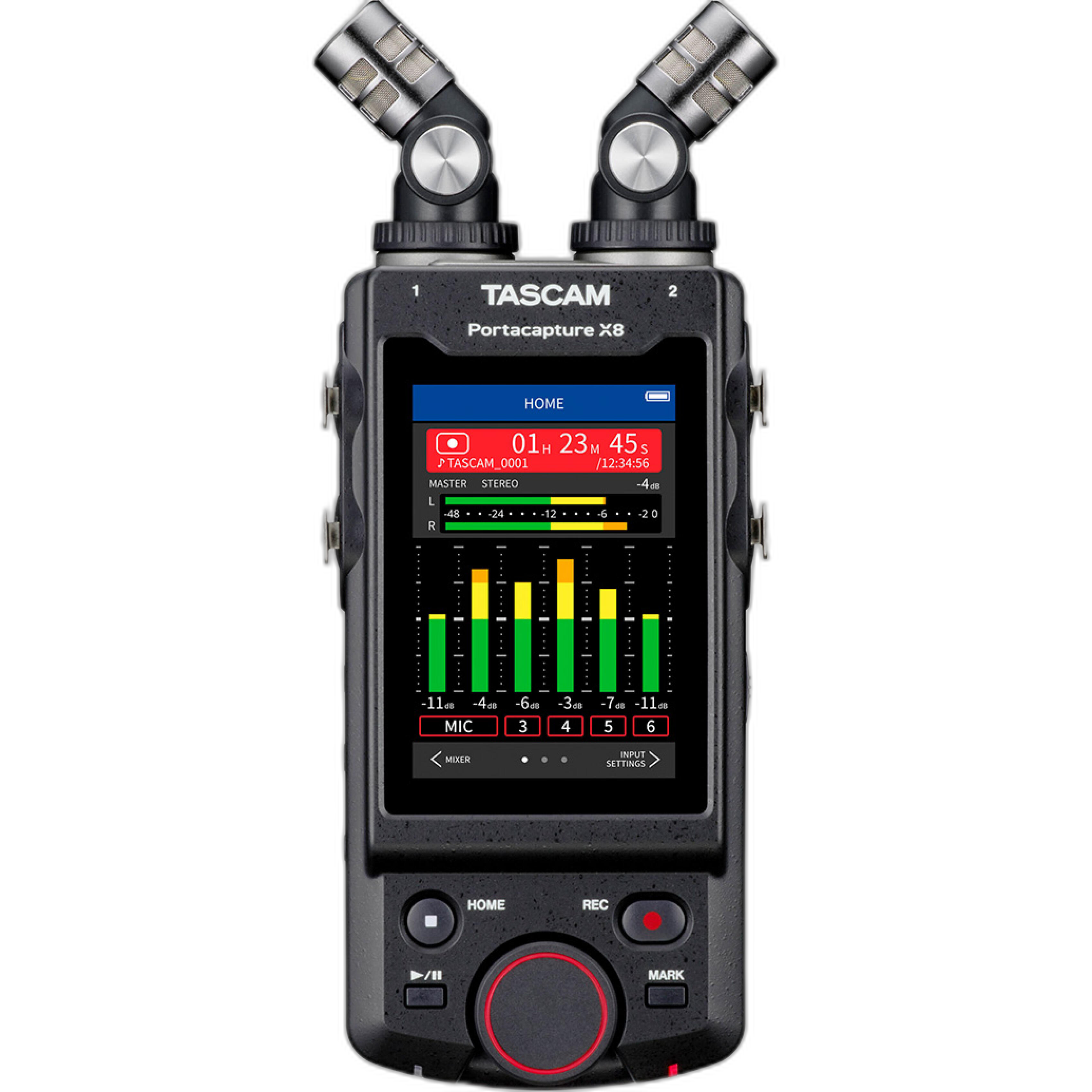 Tascam Portacapture X8 32-Bit Float 8-Channel Field Recorder