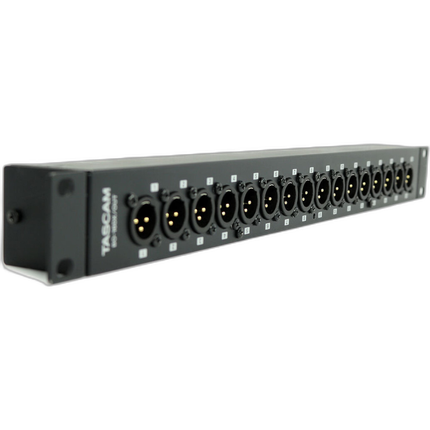 Tascam BO-16DX/OUT Rackmount 16-Channel DB25 to XLR Male Adapter