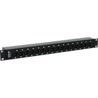 Tascam BO-16DX/OUT Rackmount 16-Channel DB25 to XLR Male Adapter 1