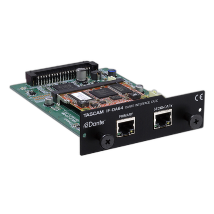 Tascam IF-DA64 64-Channel Dante Interface Card for DA-6400