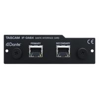 Tascam IF-DA64 64-Channel Dante Interface Card for DA-6400 1