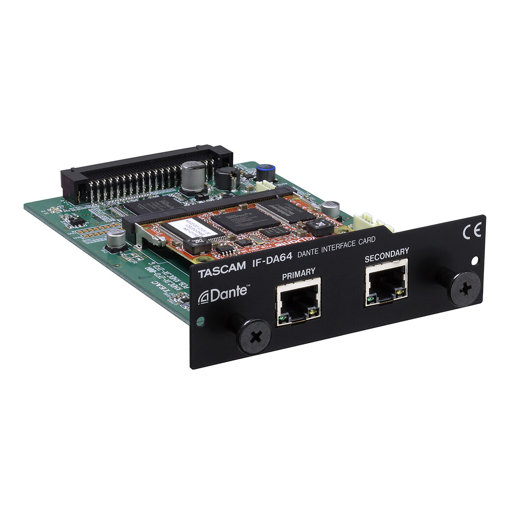 Tascam IF-DA64 64-Channel Dante Interface Card for DA-6400