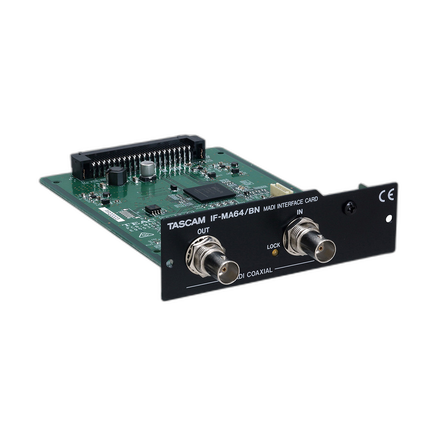 Tascam IF-MA64/BN 64-Channel MADI Coaxial Interface Card for DA-6400