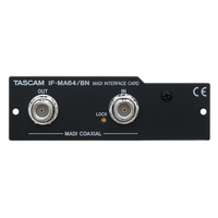 Tascam IF-MA64/BN 64-Channel MADI Coaxial Interface Card for DA-6400 1