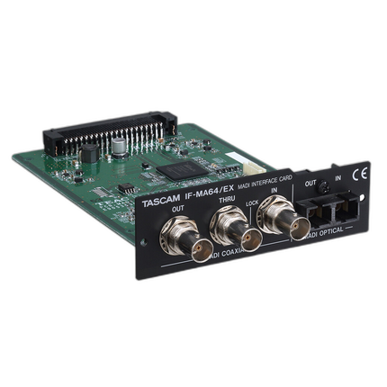 Tascam IF-MA64/EX 64-Channel MADI Optical/Coaxial Interface Card for DA-6400