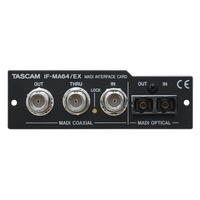 Tascam IF-MA64/EX 64-Channel MADI Optical/Coaxial Interface Card for DA-6400 1