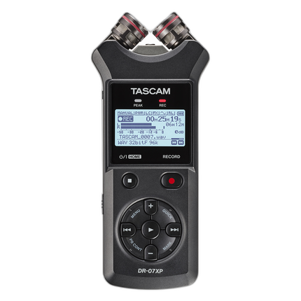 TASCAM DR-07XP 2-Channel 32-Bit Float Portable Audio Recorder