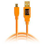 Tether Tools TetherPro USB 2.0 to Mini-B 5-Pin 1 ft / 30cm Orange 0