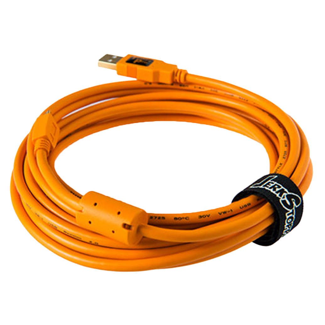 Tether Tools Starter Tether Kit w/ USB 3.0 to USB-C 15ft / 4.6m Orange