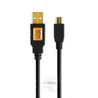 Tether Tools Starter Tether Kit w/ USB-C to 2.0 Mini-B 5-Pin 15ft / 4.6m Bla 0