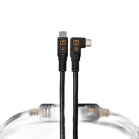 Tether Tools Optima 10G USB-C 15ft Straight to Right -  Black 0