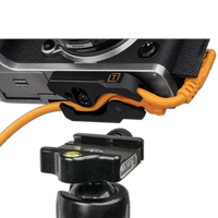 Tether Tools LeverLock  and  Cable Kit Optima 10G 31ft Straight to Right -Orange 1