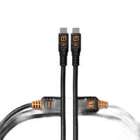 Tether Tools LeverLock  and  Cable Kit Optima 10G 15ft Straight to Straight BLK 0