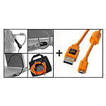 Tether Tools Starter Tethering Kit W/Usb 2.0 Micro-B 5 Pin Cable 15Ft Org 0